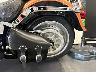 Used 2008 Harley-Davidson Softail Flstf Fat Boy 105th Anniversary Edition Orange - Interior and Exterior details 20