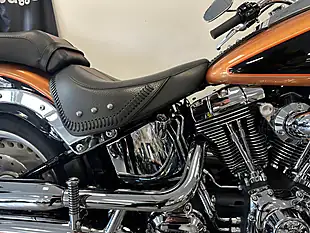 Used 2008 Harley-Davidson Softail Flstf Fat Boy 105th Anniversary Edition Orange - Interior and Exterior details 5