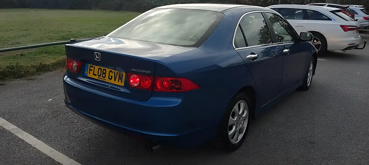 Used 2008 Honda Accord Ex Blue - Interior and Exterior details 4