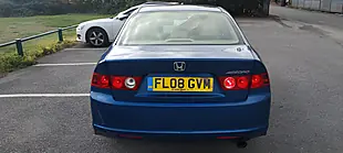 Used 2008 Honda Accord Ex Blue - Interior and Exterior details 5
