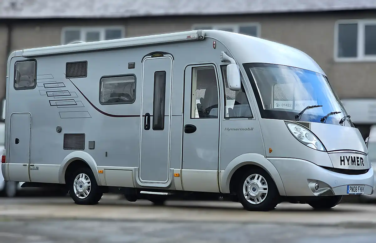 Used 2008 Hymer B524 Sl a-Class Silver - Interior and Exterior details 2