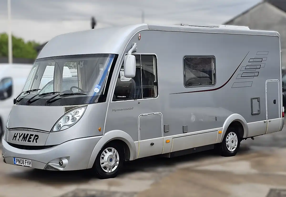 Used 2008 Hymer B524 Sl a-Class Silver - Interior and Exterior details 4