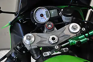 Used 2008 Kawasaki ZX-6R Wibsey Motorcycles Green - Interior and Exterior details 10