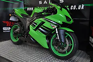 Used 2008 Kawasaki ZX-6R Wibsey Motorcycles Green - Interior and Exterior details 14