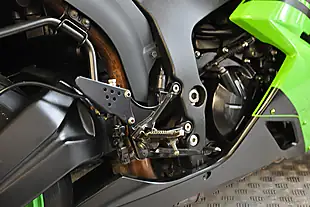 Used 2008 Kawasaki ZX-6R Wibsey Motorcycles Green - Interior and Exterior details 15