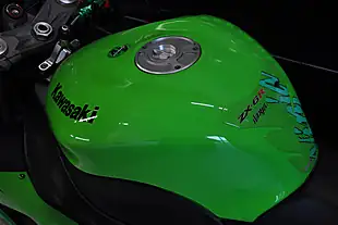 Used 2008 Kawasaki ZX-6R Wibsey Motorcycles Green - Interior and Exterior details 9