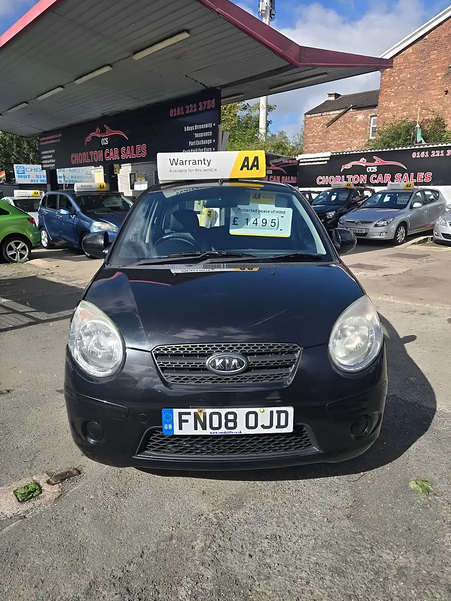 Used 2008 Kia Picanto Hatchback Black - Interior and Exterior details 3