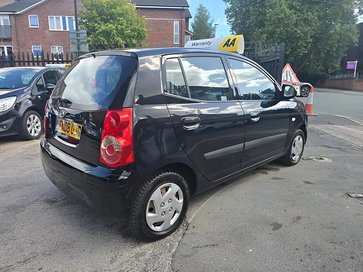 Used 2008 Kia Picanto Hatchback Black - Interior and Exterior details 9
