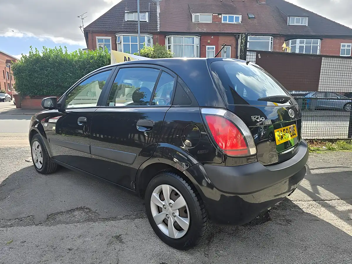 Used 2008 Kia Rio Hatchback Black - Interior and Exterior details 9