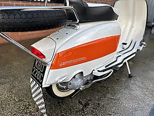 Used 2008 Lambretta Li 125 White/Orange - Interior and Exterior details 18