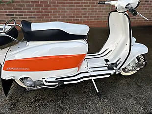 Used 2008 Lambretta Li 125 White/Orange - Interior and Exterior details 19