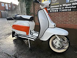 Used 2008 Lambretta Li 125 White/Orange - Interior and Exterior details 2