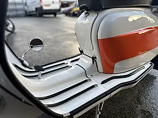 Used 2008 Lambretta Li 125 White/Orange - Interior and Exterior details 9