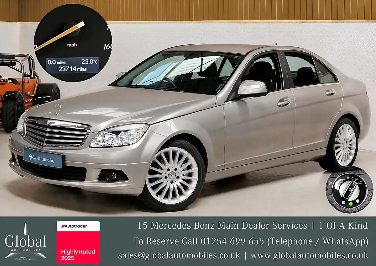Used 2008 Mercedes-Benz C-Class Se Cubanite Silver - Front View