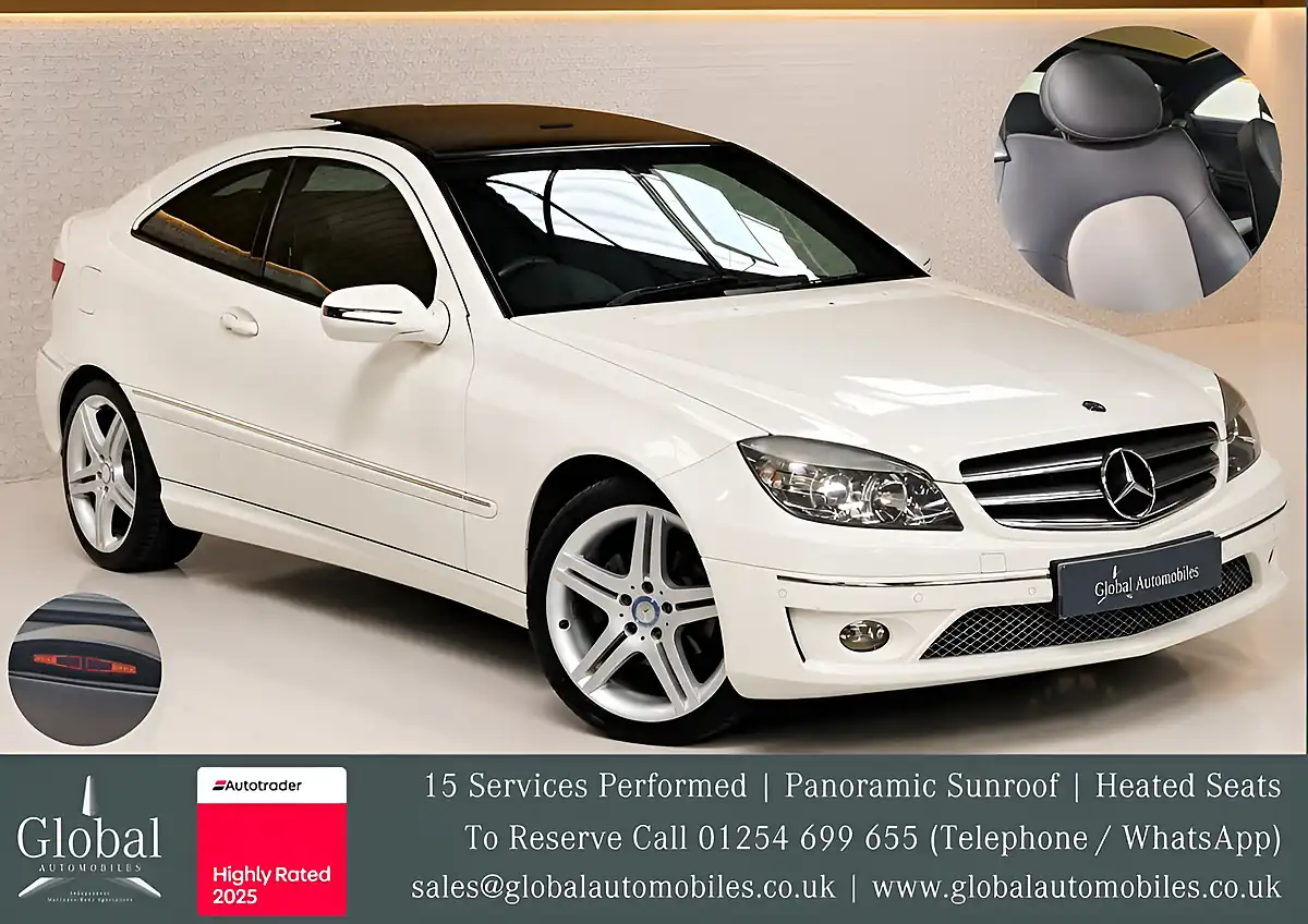 Used 2008 Mercedes-Benz Clc Class Sport Calcite White - Interior and Exterior details 3
