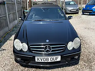 Used 2008 Mercedes-Benz Clk Sport Cabriolet Black - Interior and Exterior details 10