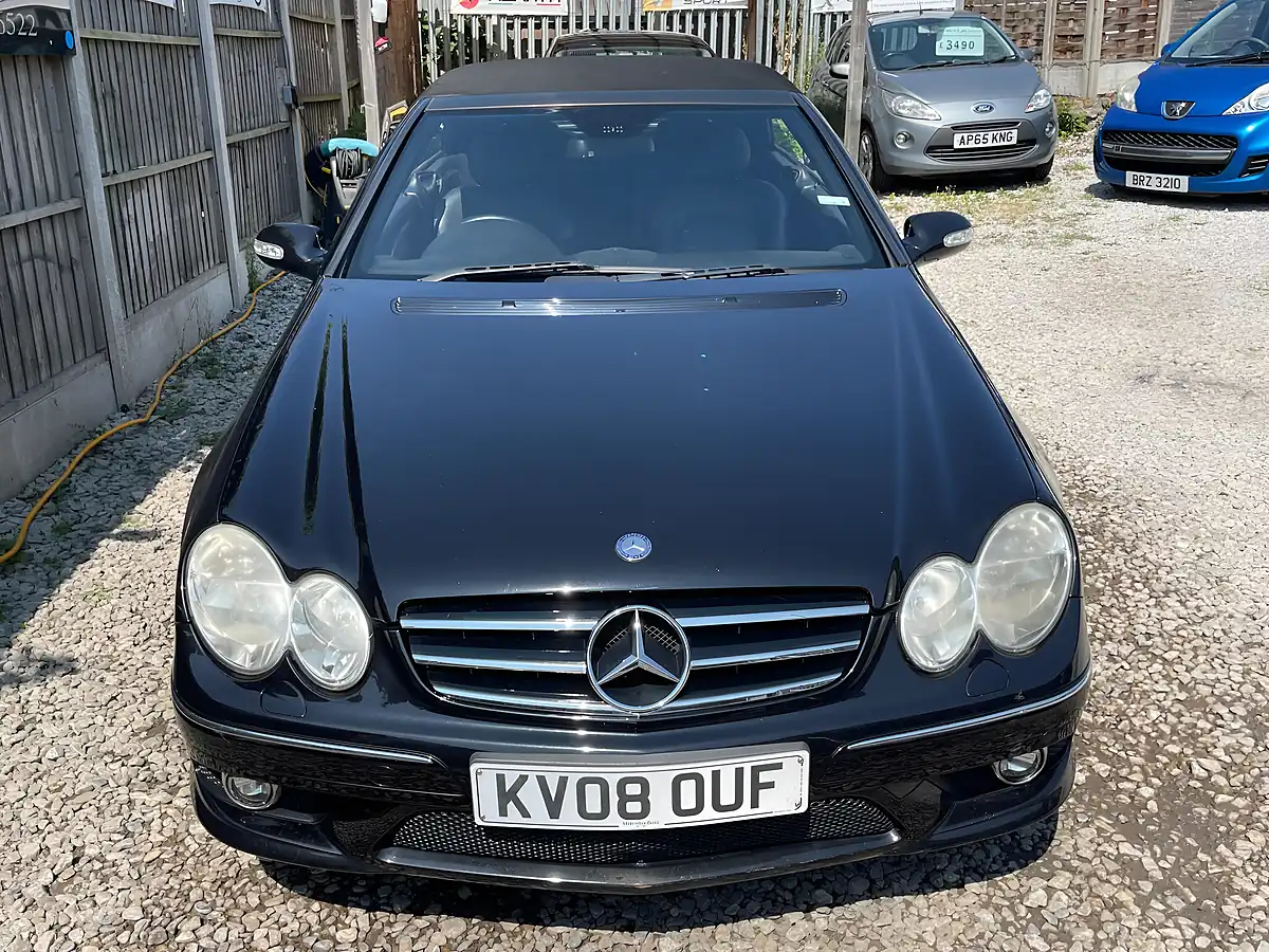 Used 2008 Mercedes-Benz Clk Sport Cabriolet Black - Interior and Exterior details 10