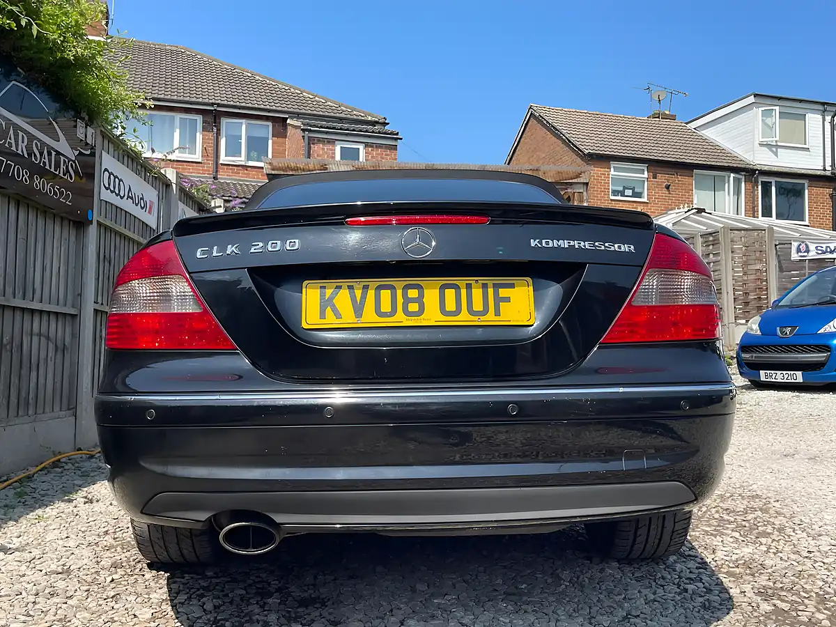 Used 2008 Mercedes-Benz Clk Sport Cabriolet Black - Interior and Exterior details 13