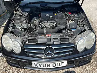Used 2008 Mercedes-Benz Clk Sport Cabriolet Black - Interior and Exterior details 18