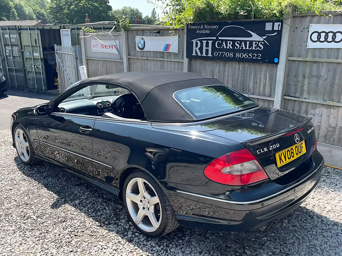 Used 2008 Mercedes-Benz Clk Sport Cabriolet Black - Interior and Exterior details 6