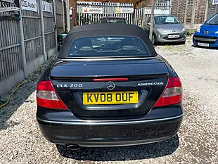 Used 2008 Mercedes-Benz Clk Sport Cabriolet Black - Interior and Exterior details 7