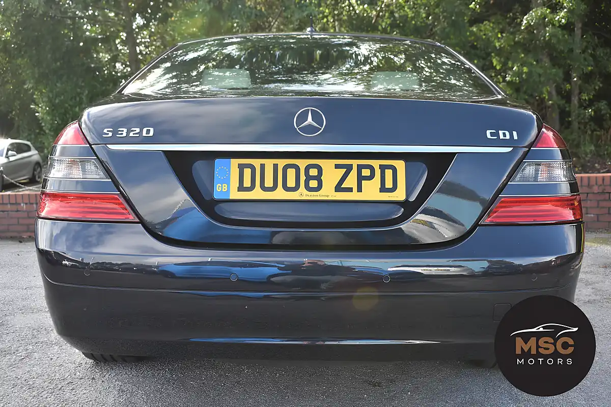 Used 2008 Mercedes-Benz S Class S320 Black - Interior and Exterior details 11