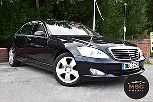 Used 2008 Mercedes-Benz S Class S320 Black - Interior and Exterior details 2