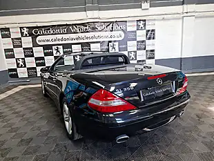Used 2008 Mercedes-Benz Sl Class Convertible Black - Interior and Exterior details 14