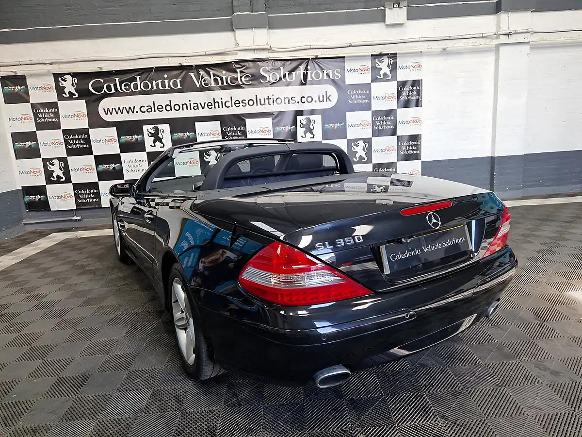Used 2008 Mercedes-Benz Sl Class Convertible Black - Interior and Exterior details 14