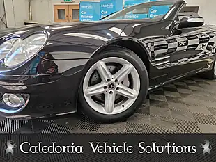 Used 2008 Mercedes-Benz Sl Class Convertible Black - Interior and Exterior details 16