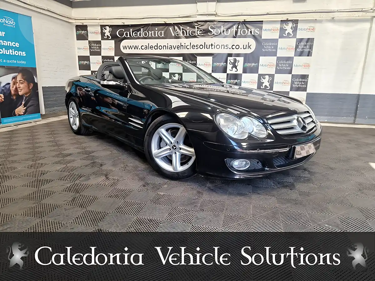 Used 2008 Mercedes-Benz Sl Class Convertible Black - Interior and Exterior details 17