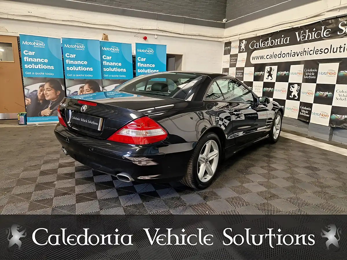 Used 2008 Mercedes-Benz Sl Class Convertible Black - Interior and Exterior details 18