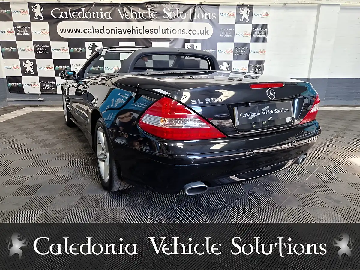 Used 2008 Mercedes-Benz Sl Class Convertible Black - Interior and Exterior details 3