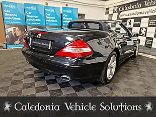 Used 2008 Mercedes-Benz Sl Class Convertible Black - Interior and Exterior details 4