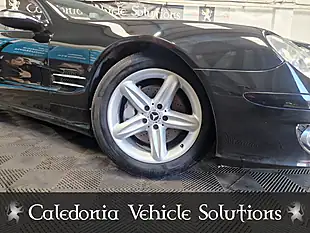 Used 2008 Mercedes-Benz Sl Class Convertible Black - Interior and Exterior details 6