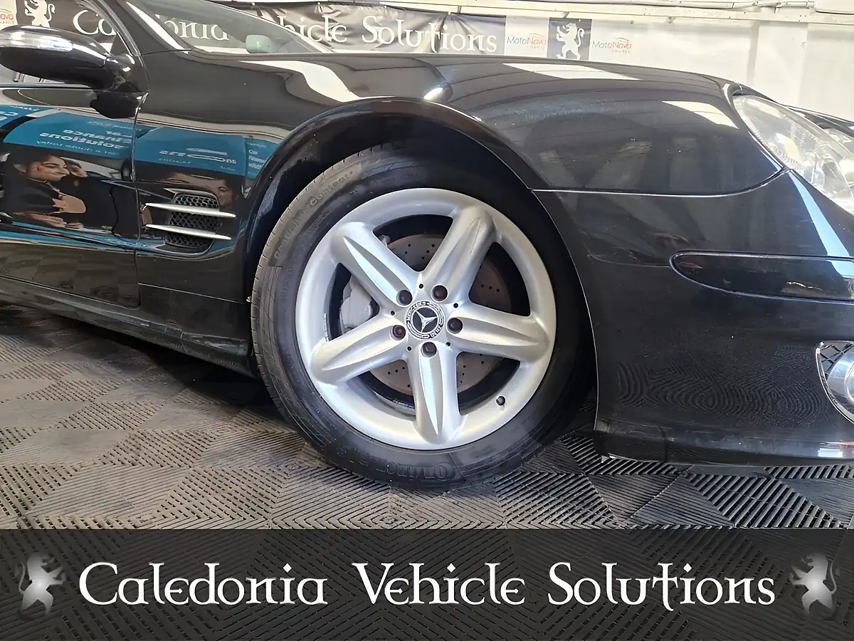 Used 2008 Mercedes-Benz Sl Class Convertible Black - Interior and Exterior details 6