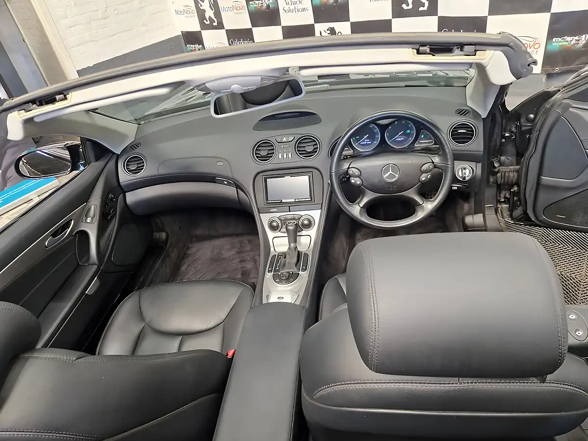 Used 2008 Mercedes-Benz Sl Class Convertible Black - Interior and Exterior details 7
