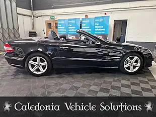 Used 2008 Mercedes-Benz Sl Class Convertible Black - Interior and Exterior details 8