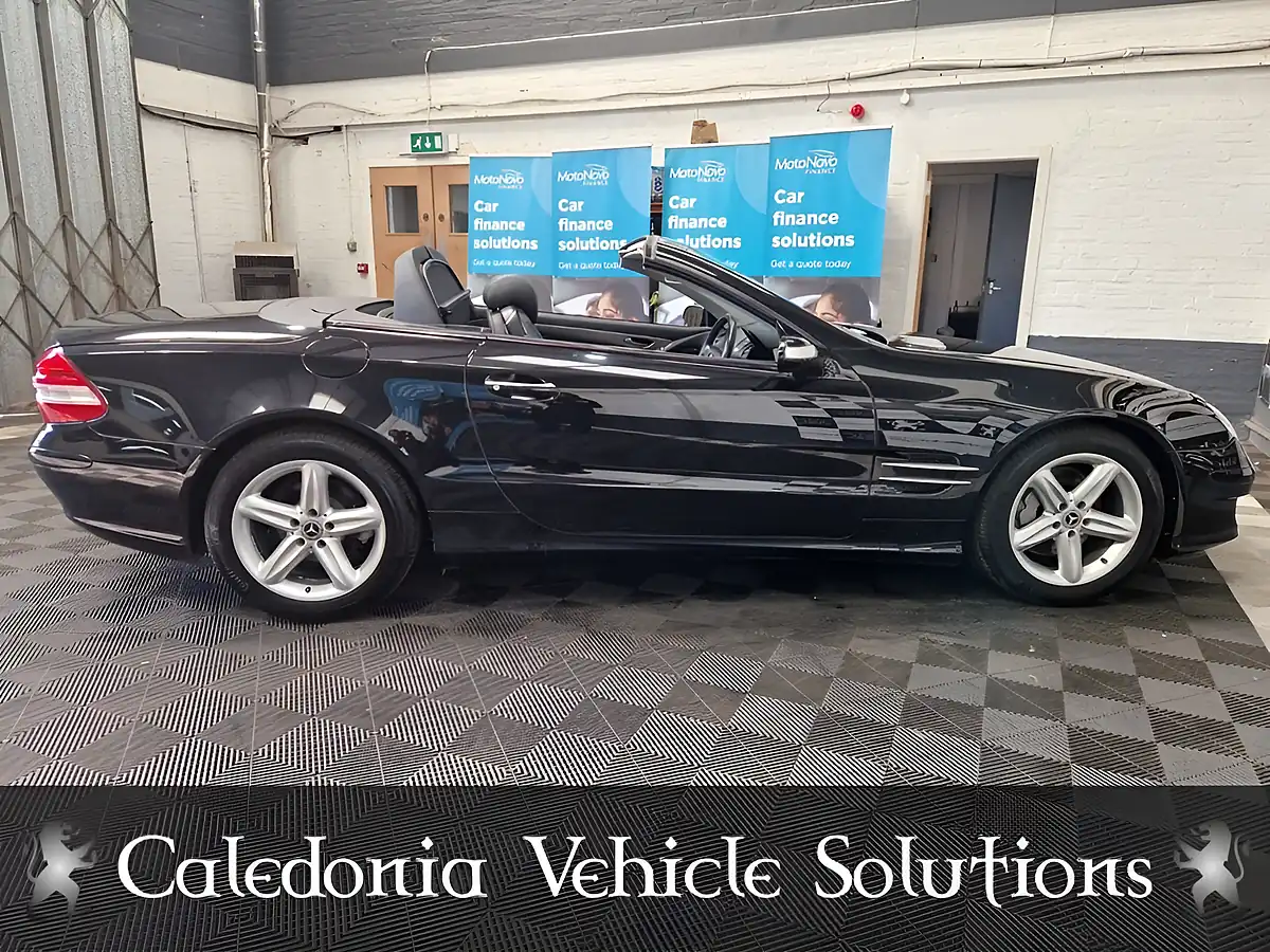 Used 2008 Mercedes-Benz Sl Class Convertible Black - Interior and Exterior details 8