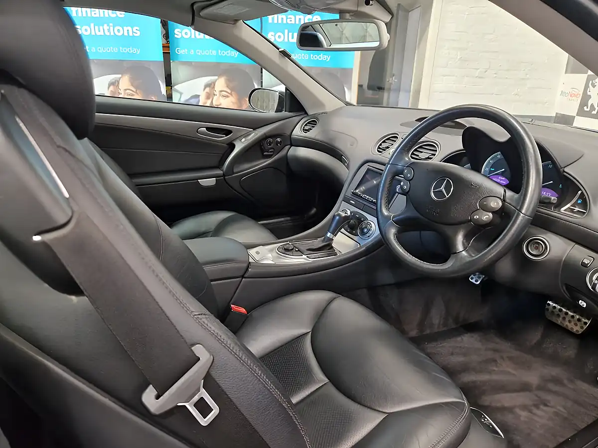 Used 2008 Mercedes-Benz Sl Class Convertible Black - Interior and Exterior details 9