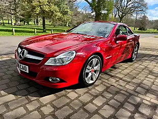 Used 2008 Mercedes-Benz Sl Convertible Red - Interior and Exterior details 12