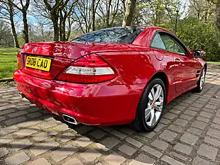 Used 2008 Mercedes-Benz Sl Convertible Red - Interior and Exterior details 13
