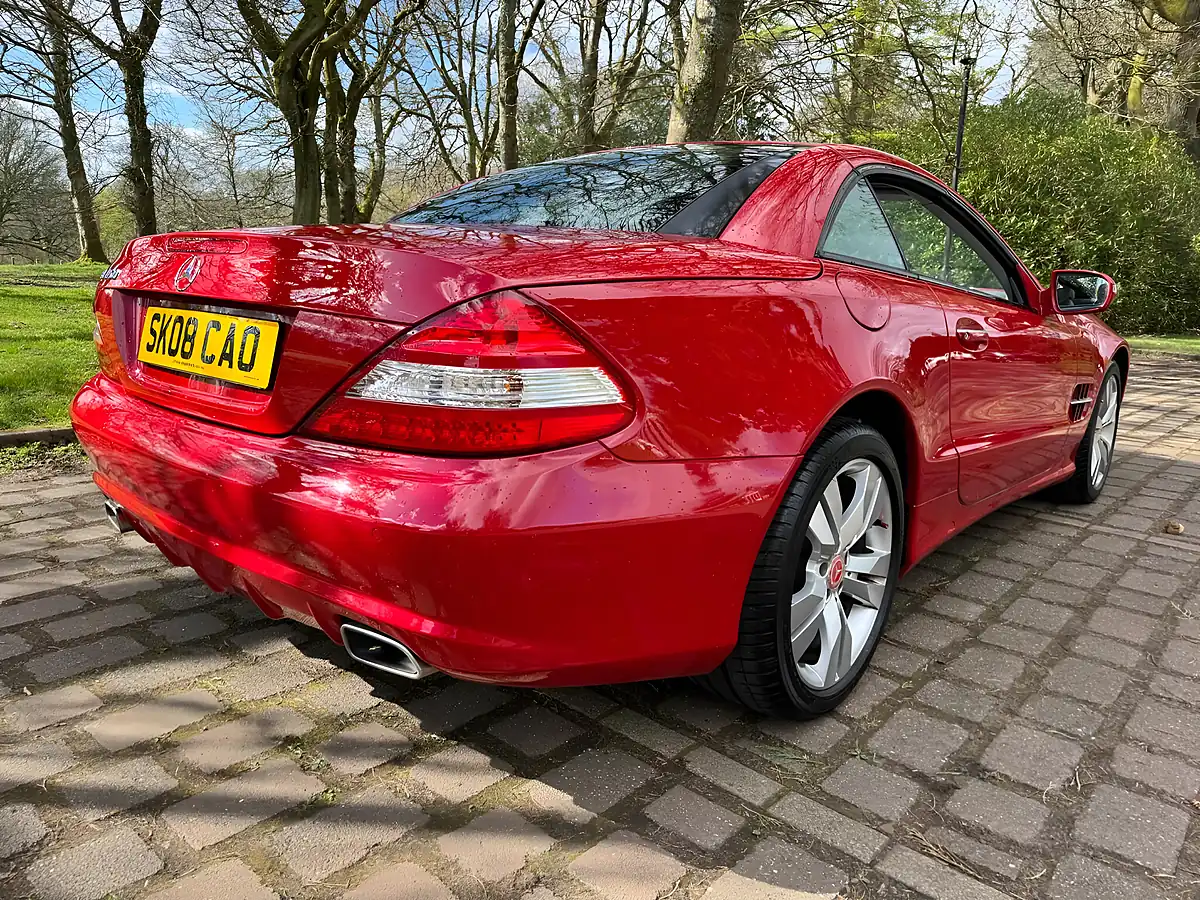 Used 2008 Mercedes-Benz Sl Convertible Red - Interior and Exterior details 13
