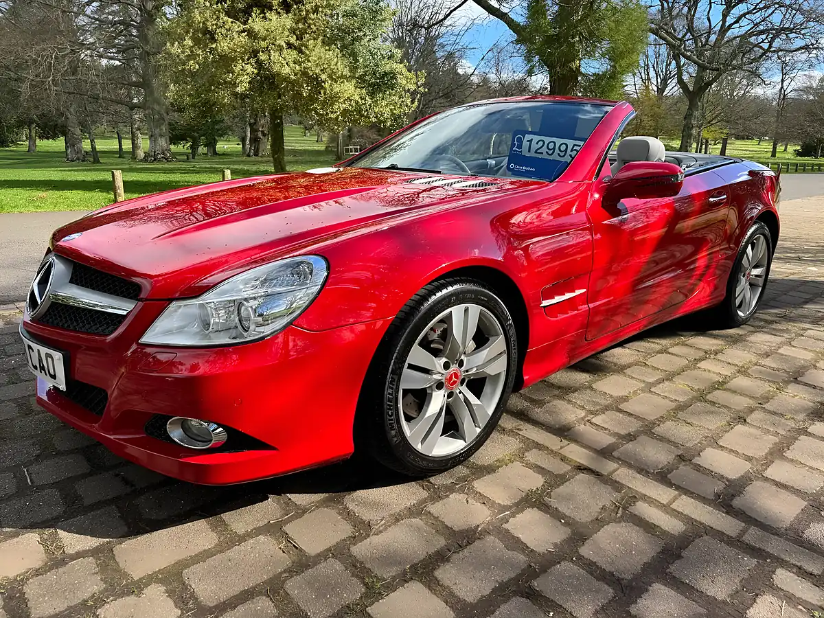 Used 2008 Mercedes-Benz Sl Convertible Red - Interior and Exterior details 2