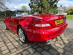 Used 2008 Mercedes-Benz Sl Convertible Red - Interior and Exterior details 4