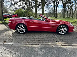 Used 2008 Mercedes-Benz Sl Convertible Red - Interior and Exterior details 5