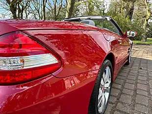 Used 2008 Mercedes-Benz Sl Convertible Red - Interior and Exterior details 7