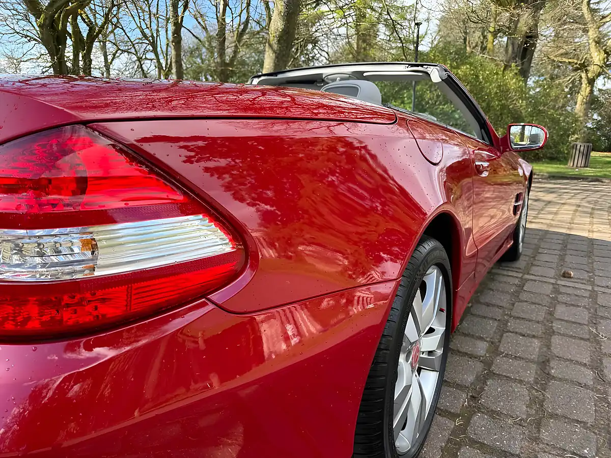 Used 2008 Mercedes-Benz Sl Convertible Red - Interior and Exterior details 7