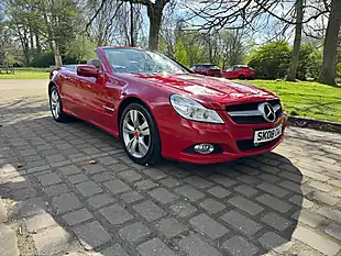 Used 2008 Mercedes-Benz Sl Convertible Red - Interior and Exterior details 9