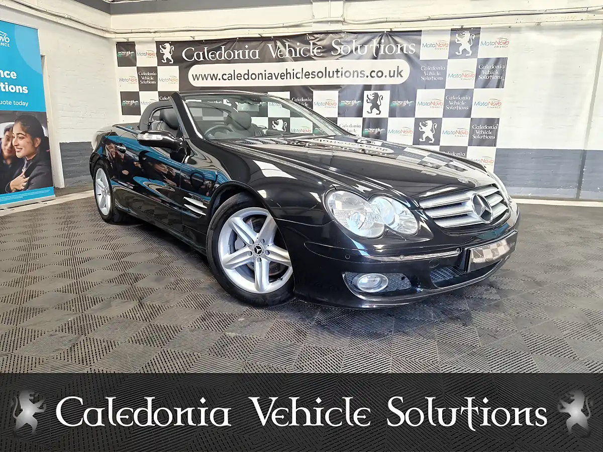 Used 2008 Mercedes-Benz Sl SL350 Black - Front View
